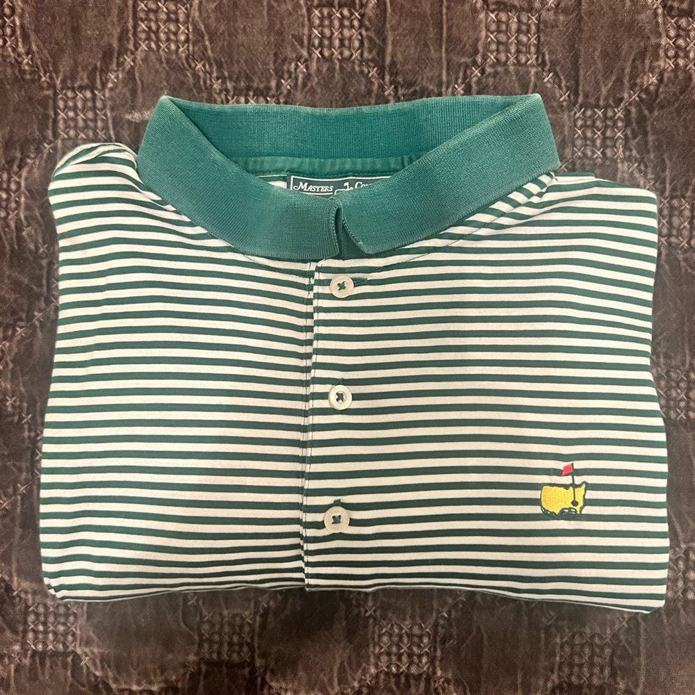 MASTERS STRIPED POLO